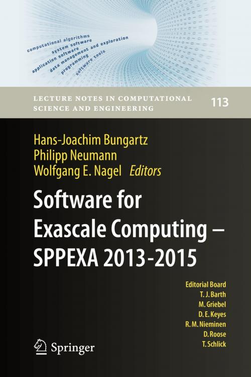 Cover of the book Software for Exascale Computing - SPPEXA 2013-2015 by , Springer International Publishing
