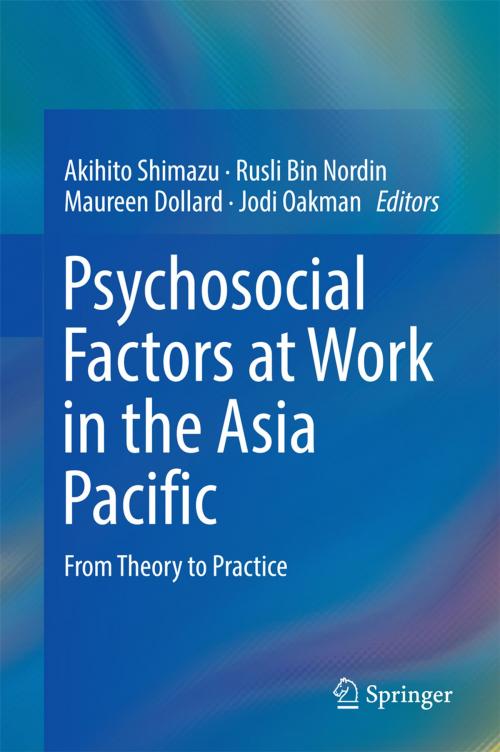 Cover of the book Psychosocial Factors at Work in the Asia Pacific by , Springer International Publishing
