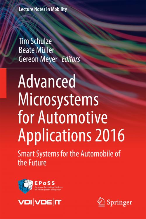 Cover of the book Advanced Microsystems for Automotive Applications 2016 by , Springer International Publishing