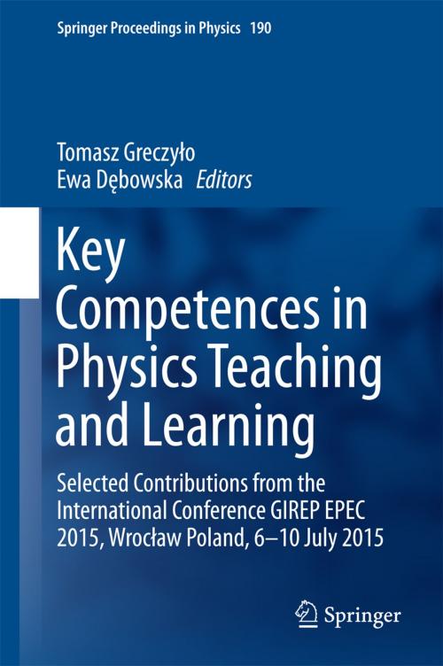 Cover of the book Key Competences in Physics Teaching and Learning by , Springer International Publishing