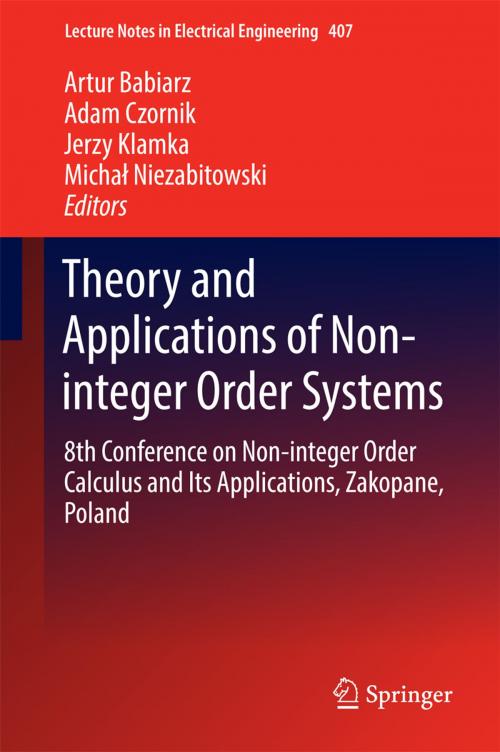 Cover of the book Theory and Applications of Non-integer Order Systems by , Springer International Publishing