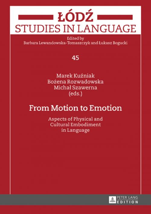Cover of the book From Motion to Emotion by , Peter Lang
