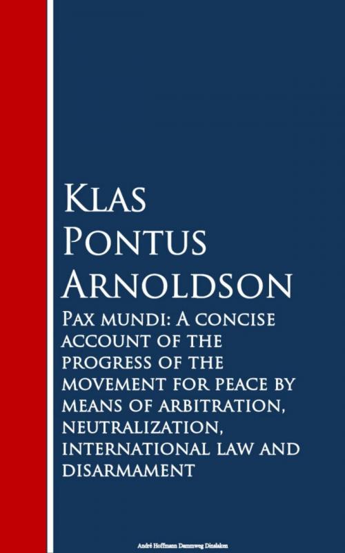 Cover of the book Pax mundi by Klas Pontus Arnoldson, anboco