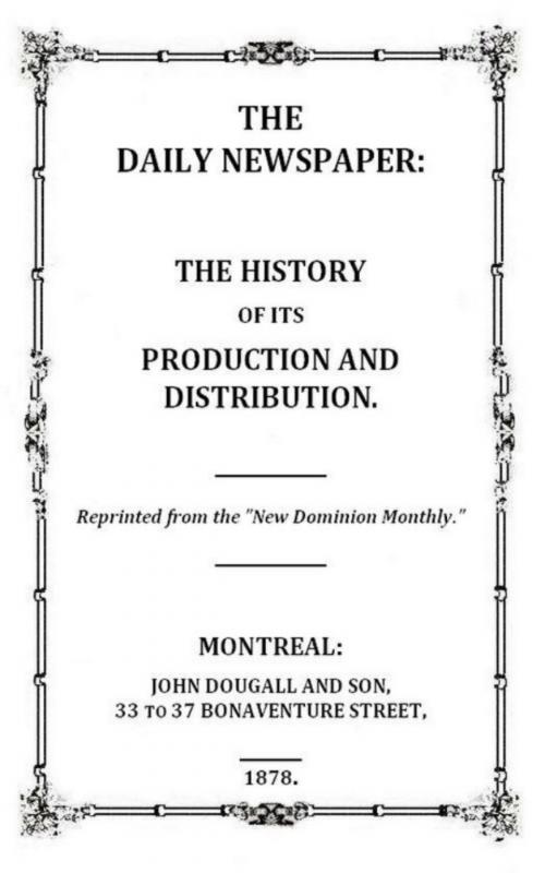 Cover of the book The Daily Newspaper by Anonymous, anboco
