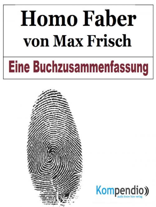 Cover of the book Homo Faber von Max Frisch by Alessandro Dallmann, epubli