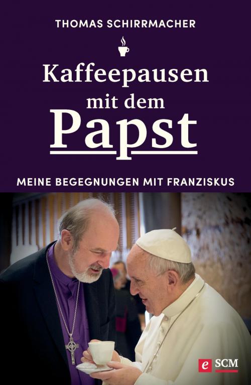 Cover of the book Kaffeepausen mit dem Papst by Thomas Schirrmacher, SCM Hänssler