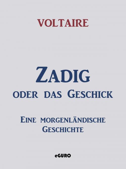 Cover of the book Zadig oder das Geschick by Voltaire, Books on Demand