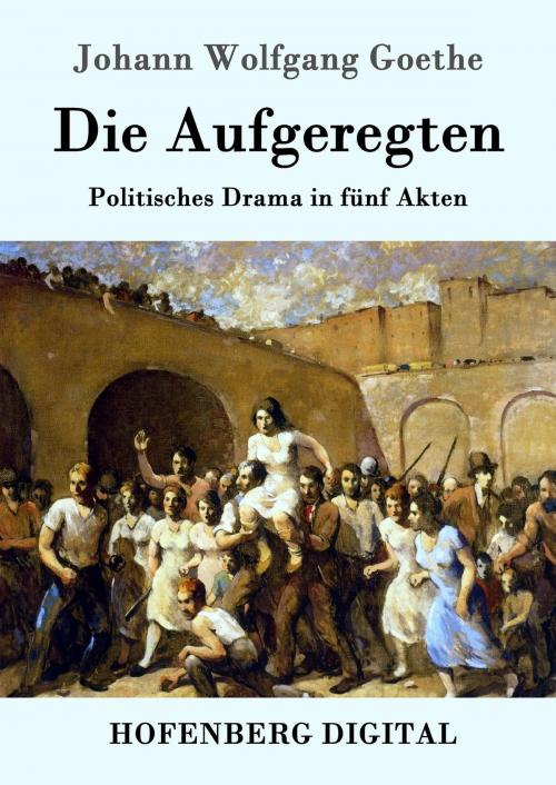 Cover of the book Die Aufgeregten by Johann Wolfgang Goethe, Hofenberg
