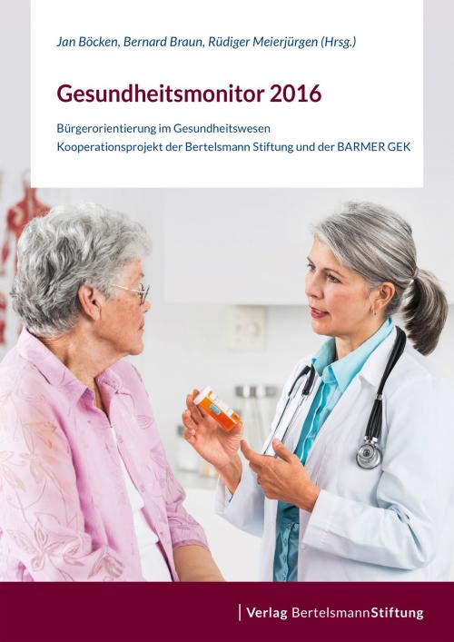 Cover of the book Gesundheitsmonitor 2016 by , Verlag Bertelsmann Stiftung