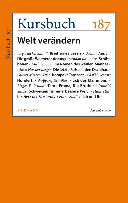 Cover of the book Kursbuch 187 by , Kursbuch