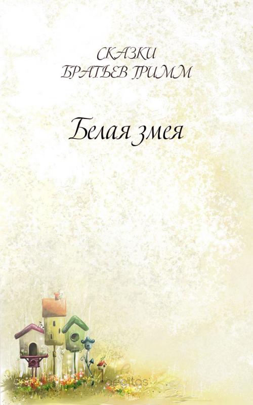Cover of the book Белая змея by Братья Гримм, Издательство Aegitas