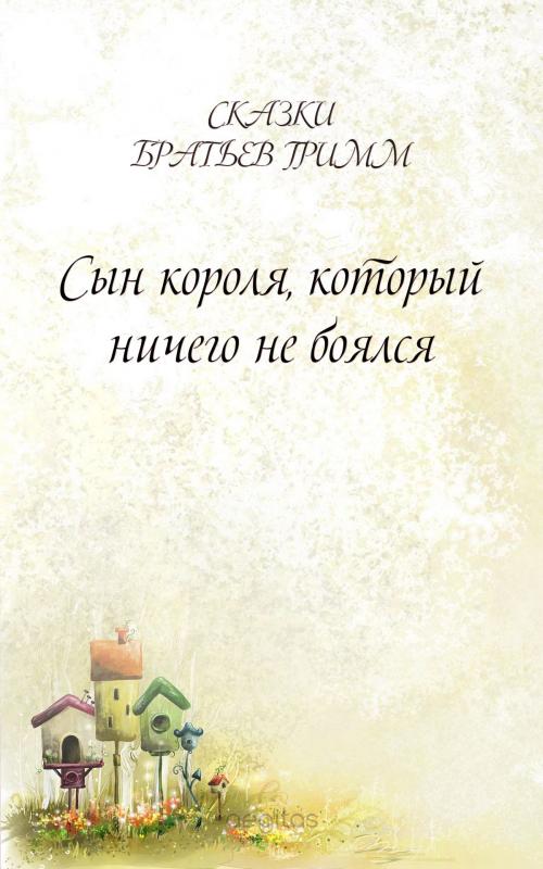 Cover of the book Сын короля, который ничего не боялся by Братья Гримм, Издательство Aegitas