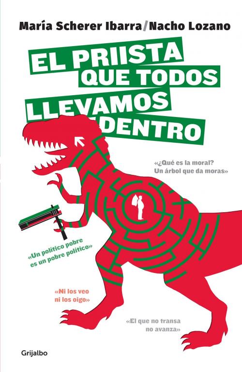 Cover of the book El priista que todos llevamos dentro by María Scherer, Nacho Lozano, Penguin Random House Grupo Editorial México