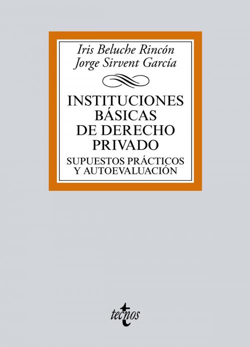 Cover of the book Instituciones básicas de Derecho Privado by Iris Beluche Rincón, Jorge Sirvent García, Tecnos