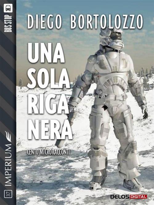 Cover of the book Una sola riga nera by Diego Bortolozzo, Delos Digital