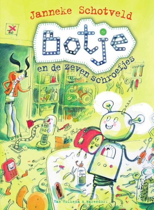 Cover of the book Botje en de zeven schroefjes by Janneke Schotveld, Uitgeverij Unieboek | Het Spectrum