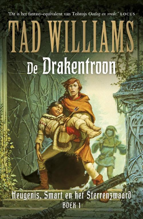 Cover of the book De drakentroon by Tad Williams, Luitingh-Sijthoff B.V., Uitgeverij