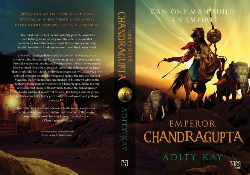 Cover of the book Emperor Chandragupta by Adity Kay, Hachette India