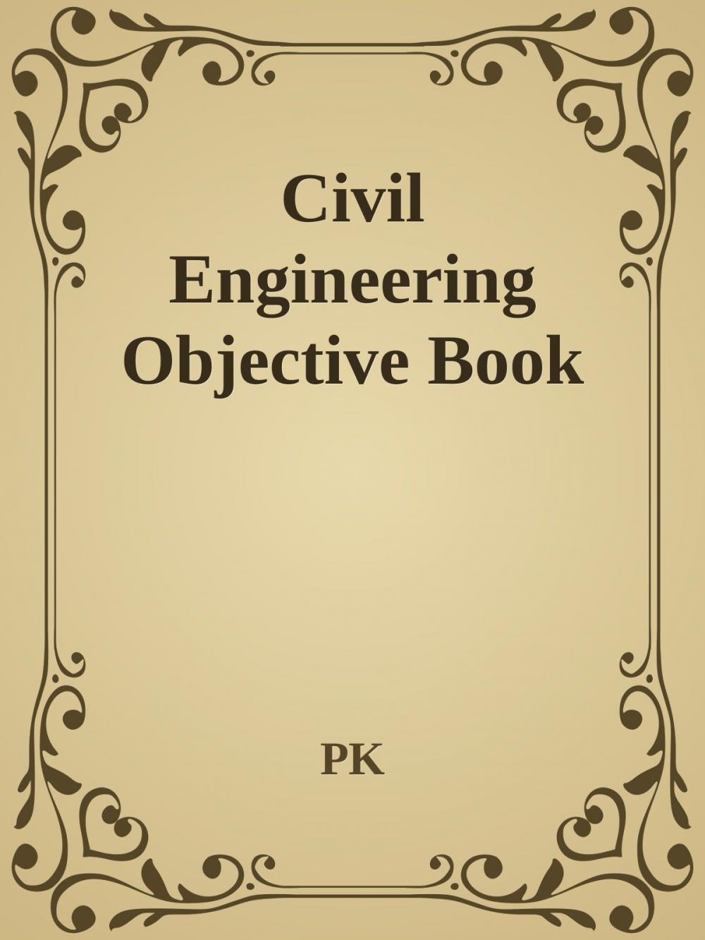 Big bigCover of Civil Engineering Objective Book