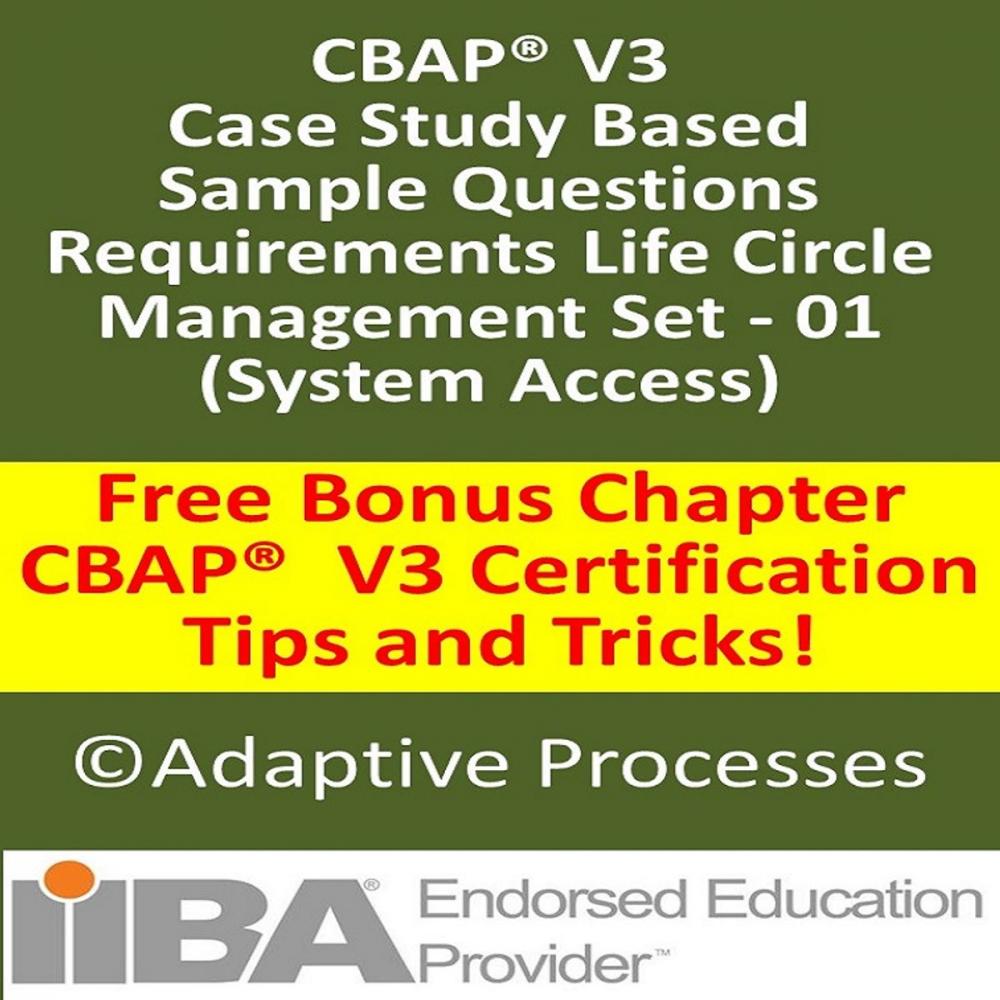 Big bigCover of Case study based question - Requirement life circle management set- 01 - 1