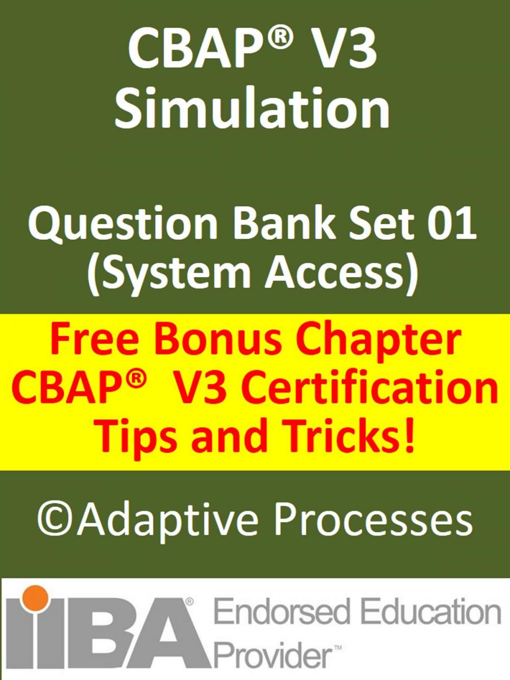 Big bigCover of CBAP V3 Simulation test - Set 01