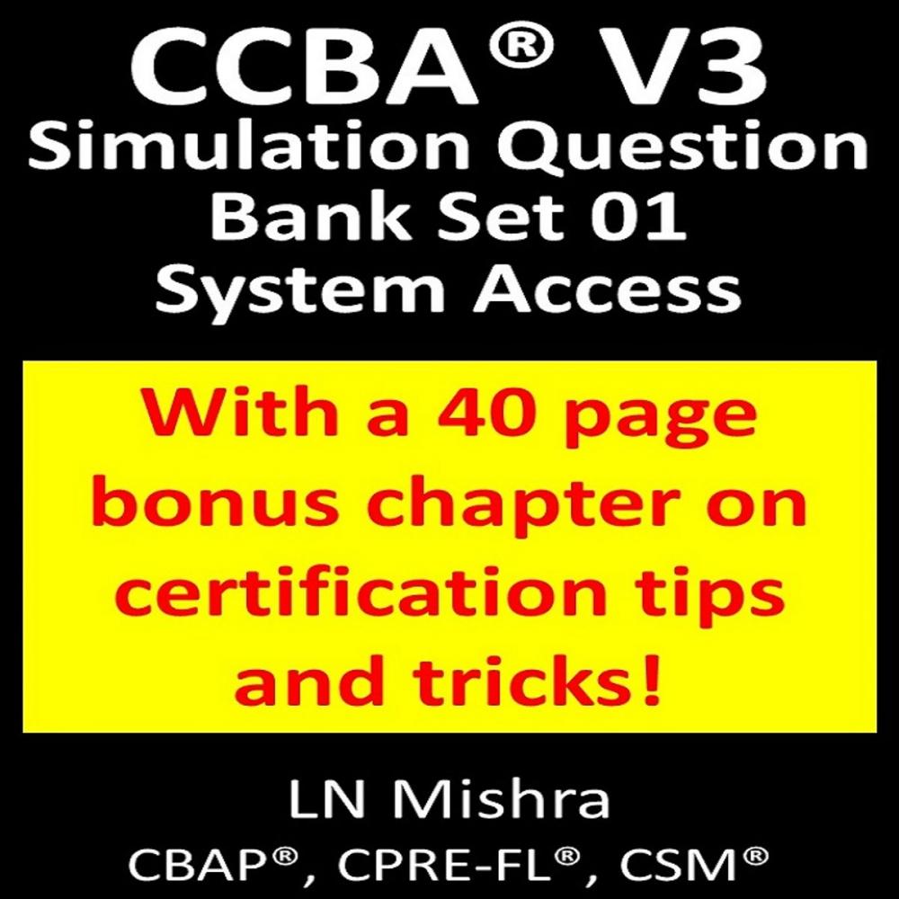 Big bigCover of CCBA V3 -Simulation Test-Set-1