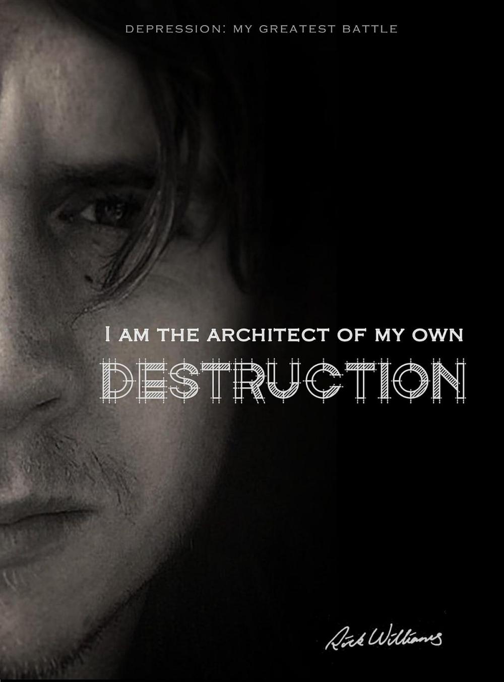 Big bigCover of I am the Architect of my own Destruction: Depression