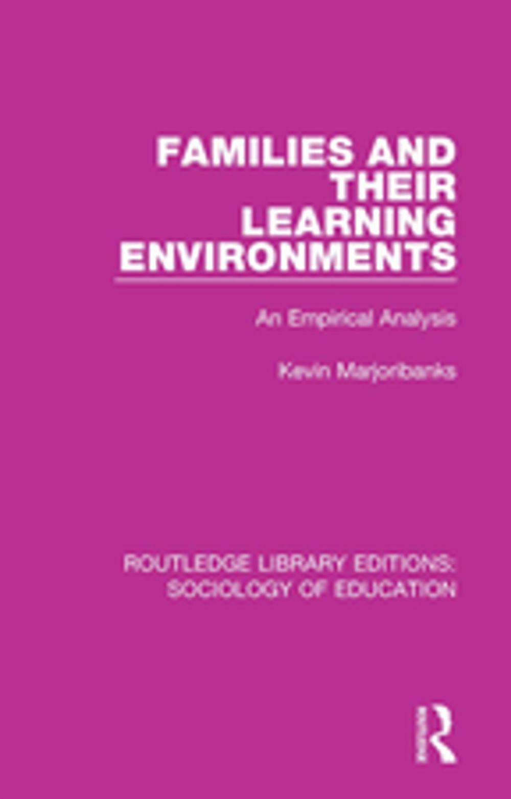Big bigCover of Families and their Learning Environments