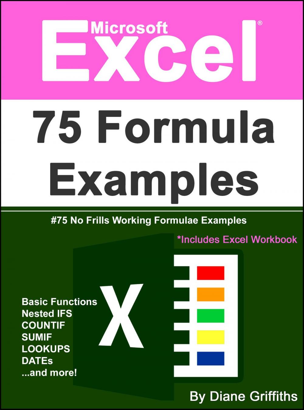 Big bigCover of Microsoft Excel 75 Formulae Examples