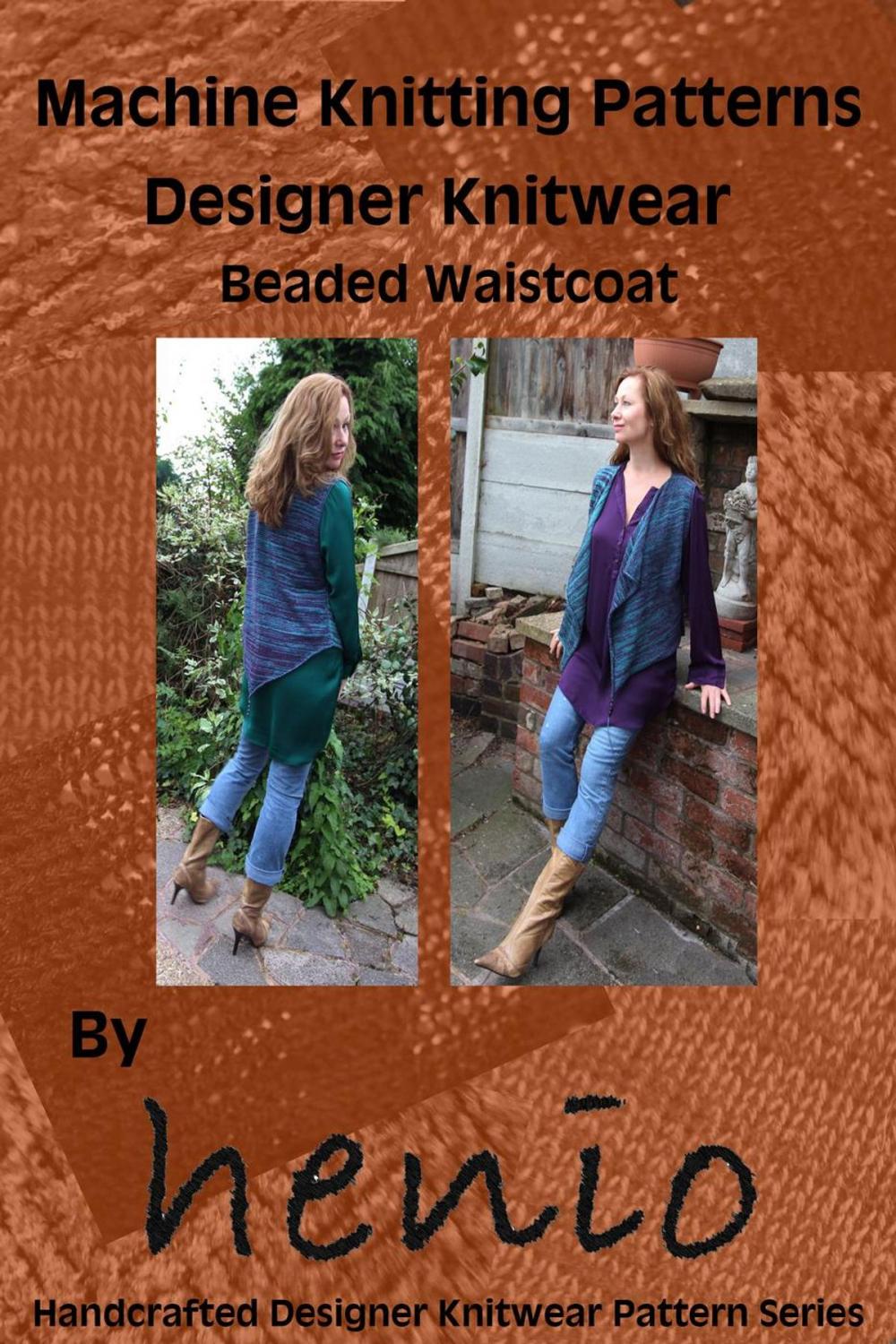 Big bigCover of Machine Knitting Pattern: Designer Knitwear: Beaded Waistcoat