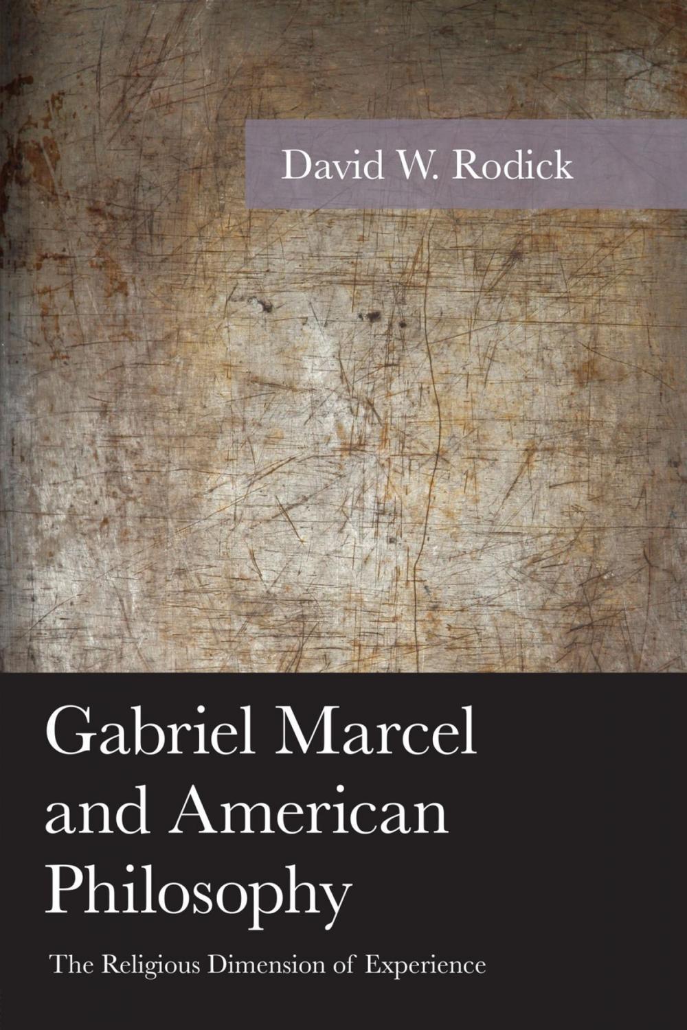 Big bigCover of Gabriel Marcel and American Philosophy