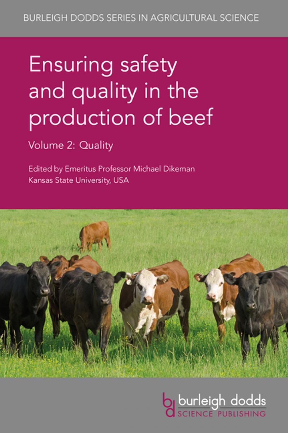 Big bigCover of Ensuring safety and quality in the production of beef Volume 2
