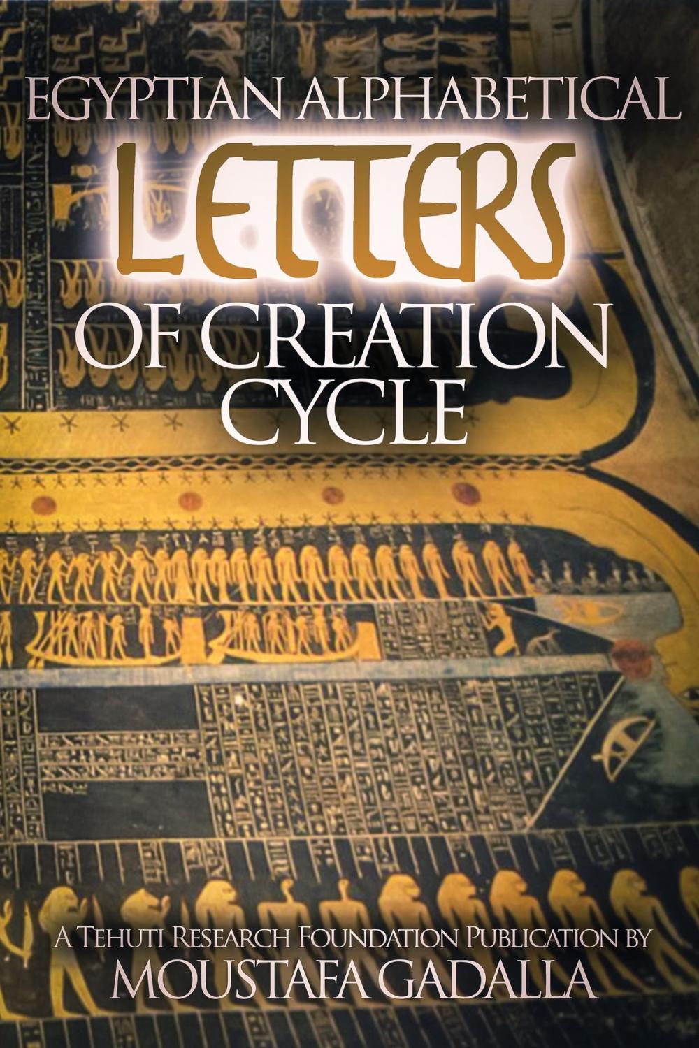 Big bigCover of Egyptian Alphabetical Letters of Creation Cycle