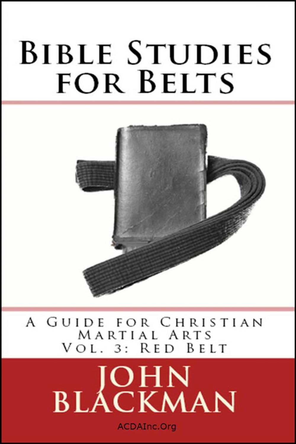 Big bigCover of Bible Studies for Belts: A Guide for Christian Martial Arts Vol. 3: Red Belt