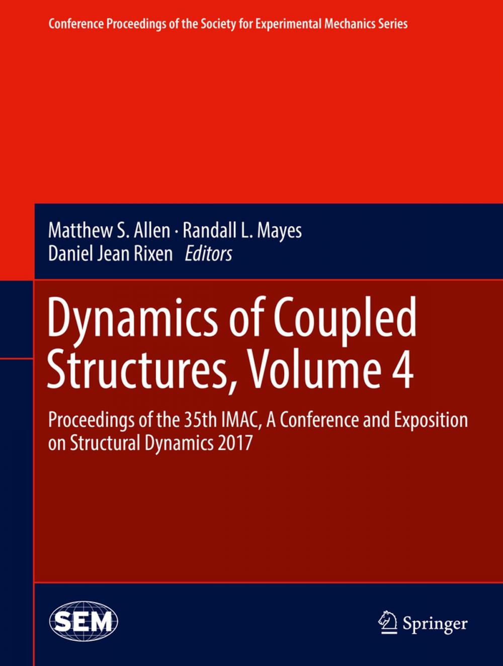 Big bigCover of Dynamics of Coupled Structures, Volume 4