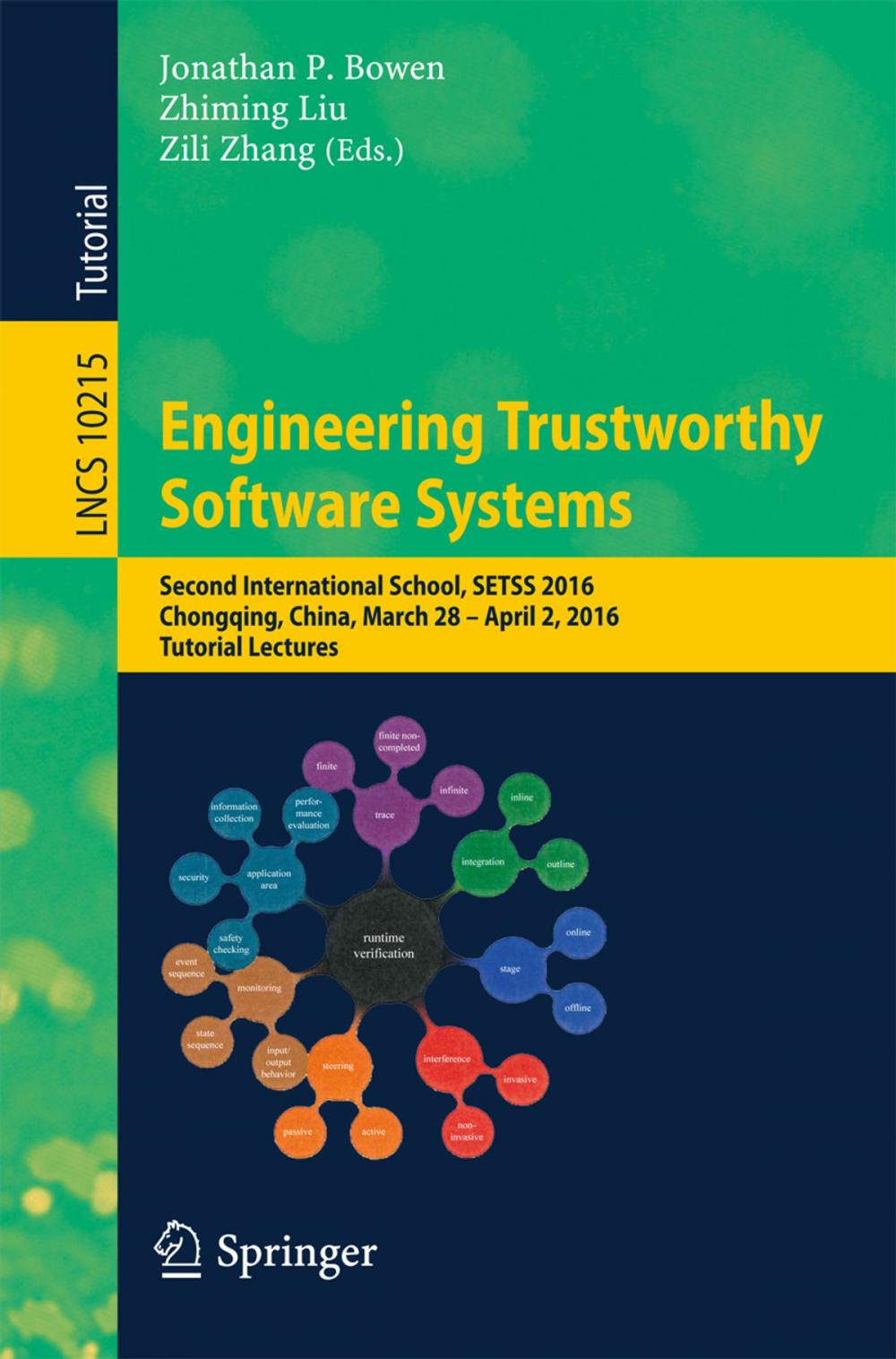 Big bigCover of Engineering Trustworthy Software Systems