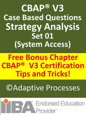 Book cover of CBAP V3 Case Study based Sample Questions Strategy Analysis Set 01