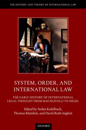 Cover of the book System, Order, and International Law by Moshe Blidstein