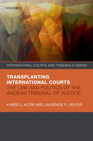 Cover of the book Transplanting International Courts by Nicholas Barr