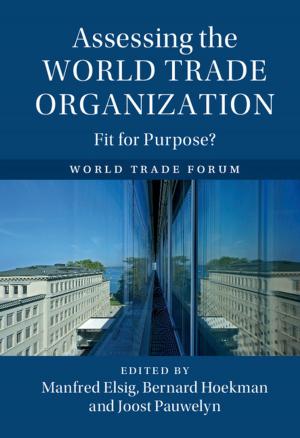 Cover of the book Assessing the World Trade Organization by Reeve Parker