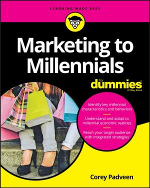 Cover of the book Marketing to Millennials For Dummies by Elaine Gunnison, Frances P. Bernat, Lynne Goodstein