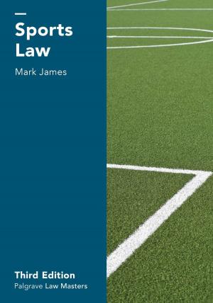 Cover of the book Sports Law by Martin J. Smith