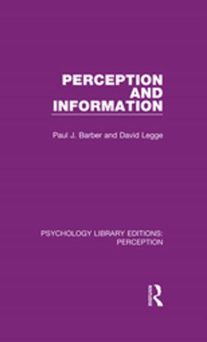 Cover of the book Perception and Information by Melinda Miceli