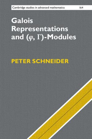 Cover of the book Galois Representations and (Phi, Gamma)-Modules by 