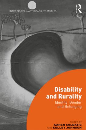 Cover of the book Disability and Rurality by Richard Rose, Ian Grosvenor