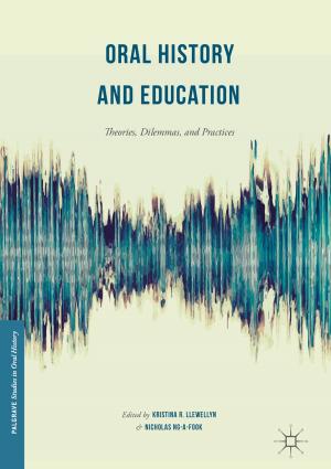 Cover of the book Oral History and Education by Dr Martin Dempster