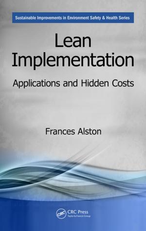 Cover of the book Lean Implementation by Clare Oakley, Oliver White, Theo Schofield