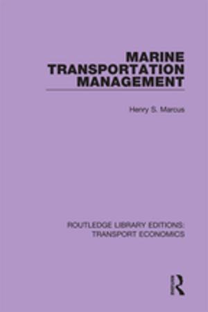 Cover of the book Marine Transportation Management by Hans Rudolf Morgenthaler