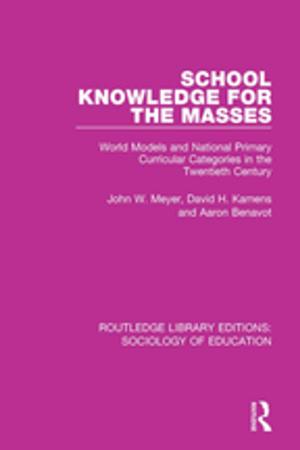 Cover of the book School Knowledge for the Masses by David L. Weimer, Aidan R. Vining