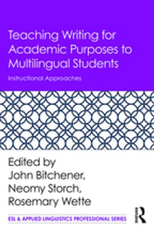 bigCover of the book Teaching Writing for Academic Purposes to Multilingual Students by 